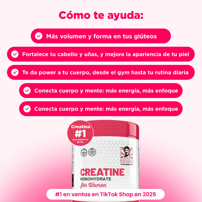 CREATINA MONOHYDRATE  🌸👩🌸